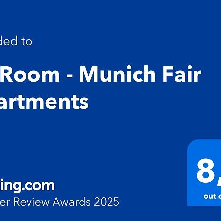 Myroom - Munich Fair Apartments Munique Exterior foto